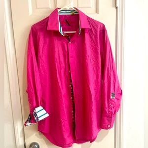 Robert Graham X Collection tailored party shirt, Men’s size large